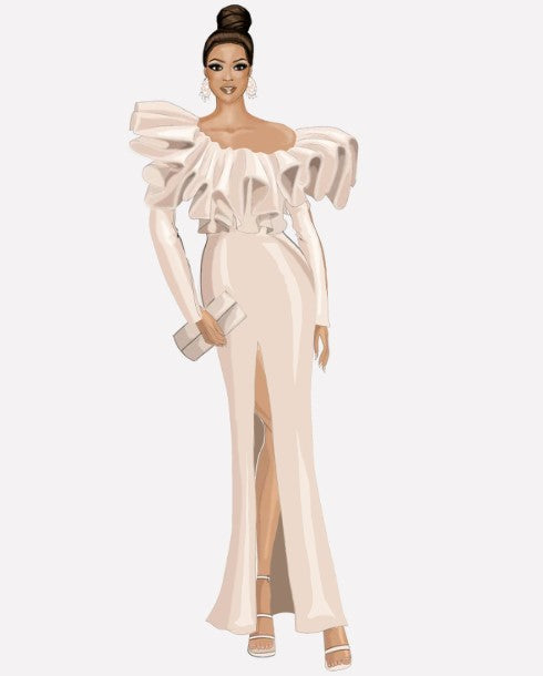 Ninies Naomi Peach Dress