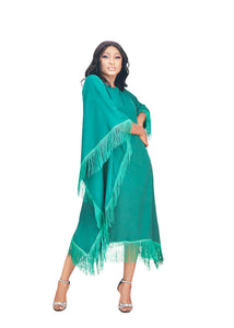 Ninies- Ivy fringe Dress (Green)