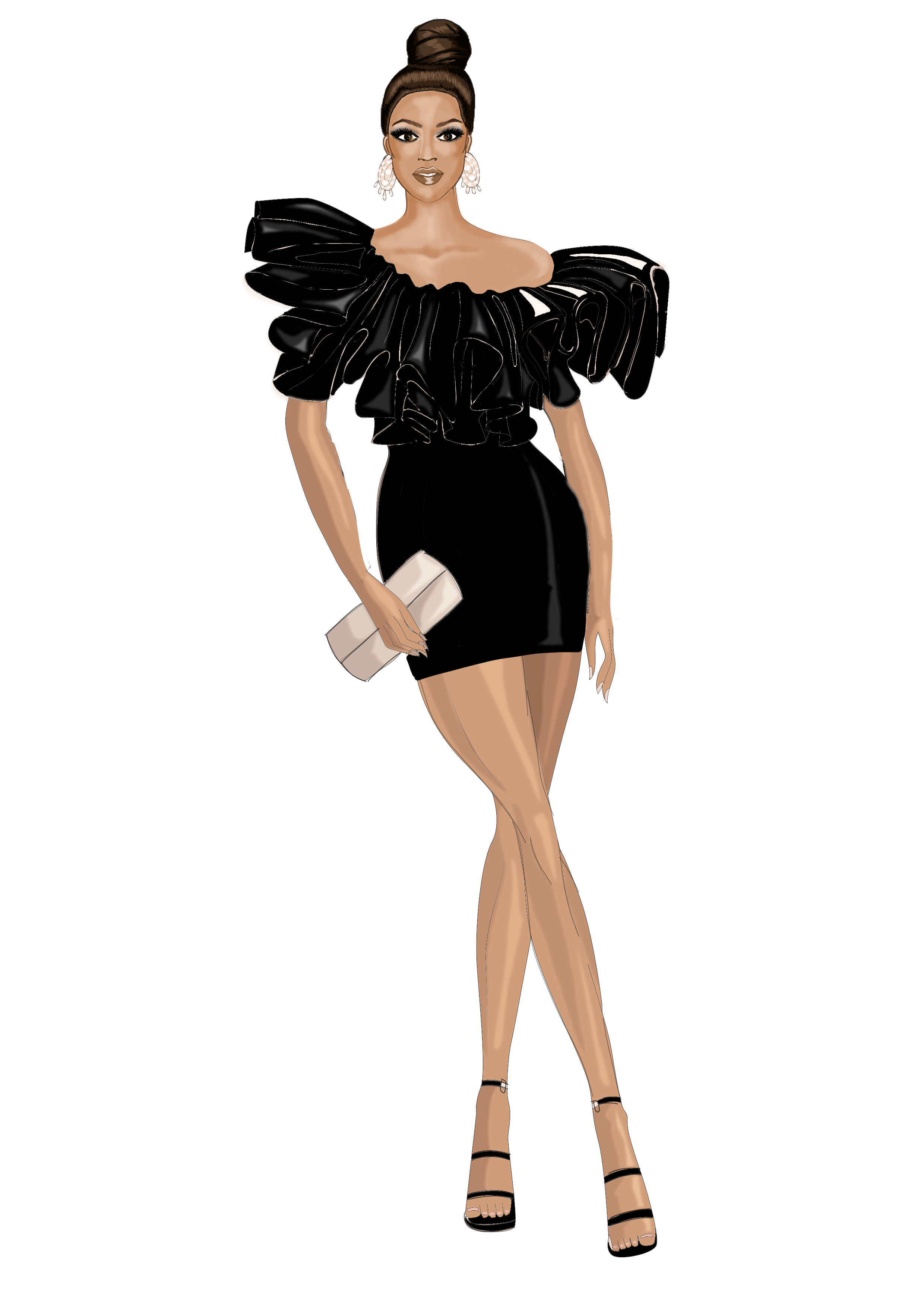 Ninies Naomi Black Dress